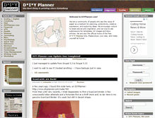Tablet Screenshot of diyplanner.com